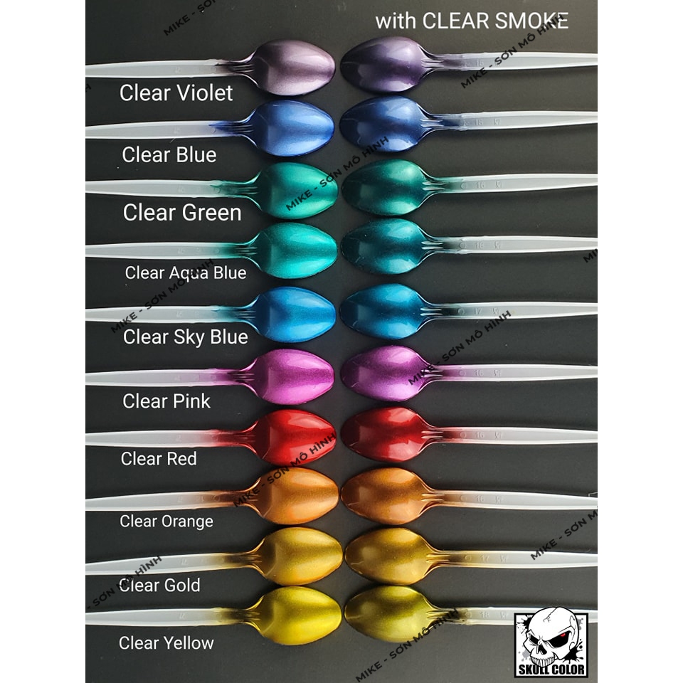 SƠN CLEAR SKULL COLOR DÒNG SƠN PHA SẴN LACQUER - Dung tích 60ml
