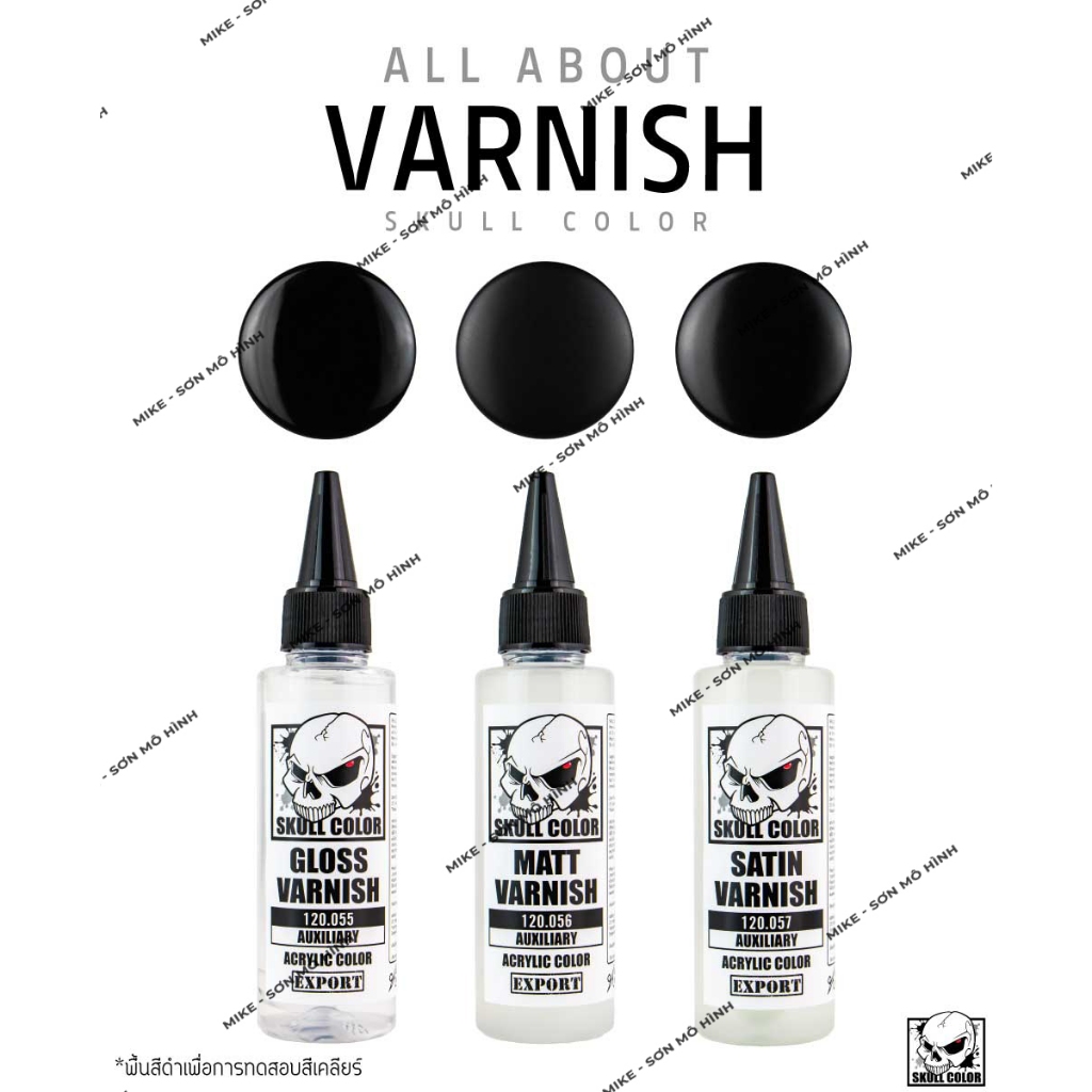 SƠN PHỦ MÔ HÌNH TOPCOAT SKULL COLOR DÒNG SƠN PHA SẴN LACQUER - Dung tích 60ml