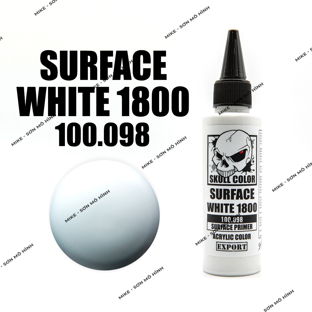 SƠN LÓT MÔ HÌNH SKULL COLOR DÒNG SƠN PHA SẴN 1500-1800 LACQUER - Dung tích 60ml-120ml phun