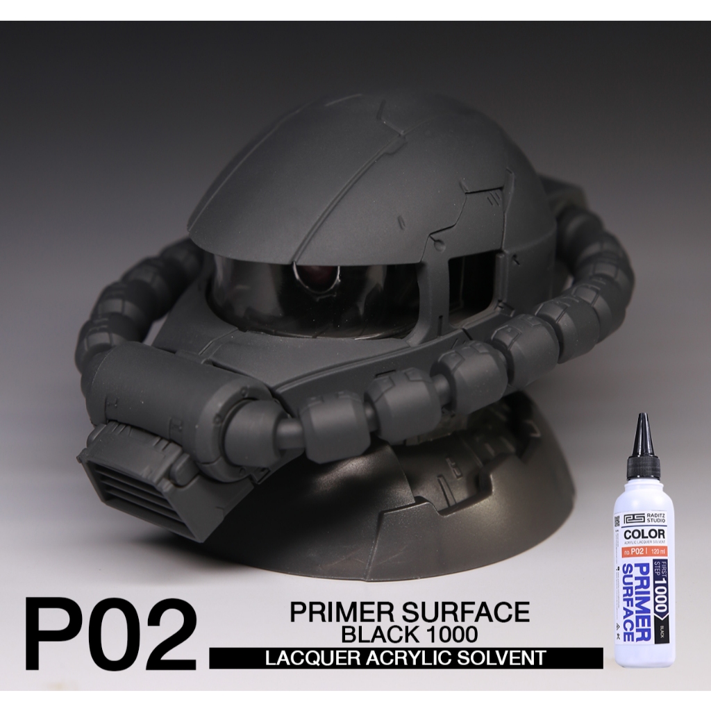 Sơn lót mô hình Raditz Studio 1000-1500 pha sẵn 60ml,120ml dùng trực tiếp không cần Thinner tạo bề mặt mịn, độ bám cao