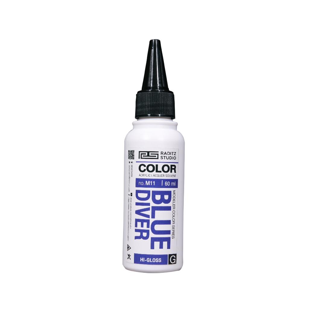 SƠN MÔ HÌNH GUNDAM Bóng Raditz Studio 60ml, sơn pha sẵn Thái Lan chính hãng bền màu, khô nhanh, lên màu chuẩn