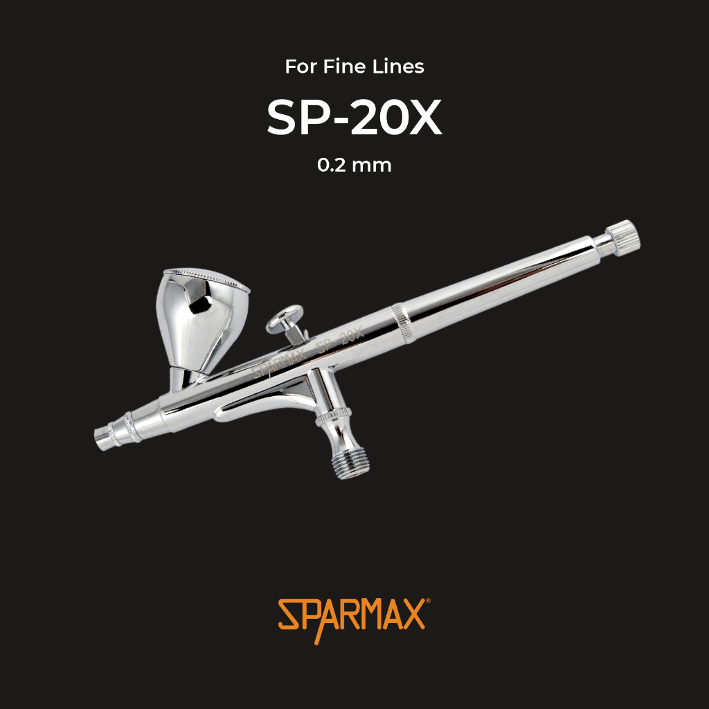 Súng phun sơn Airbrush SPARMAX IWATA giá Siêu Rẻ BÚT VẼ MỸ THUẬT, sơn mô hình Gundam chất lượng cao