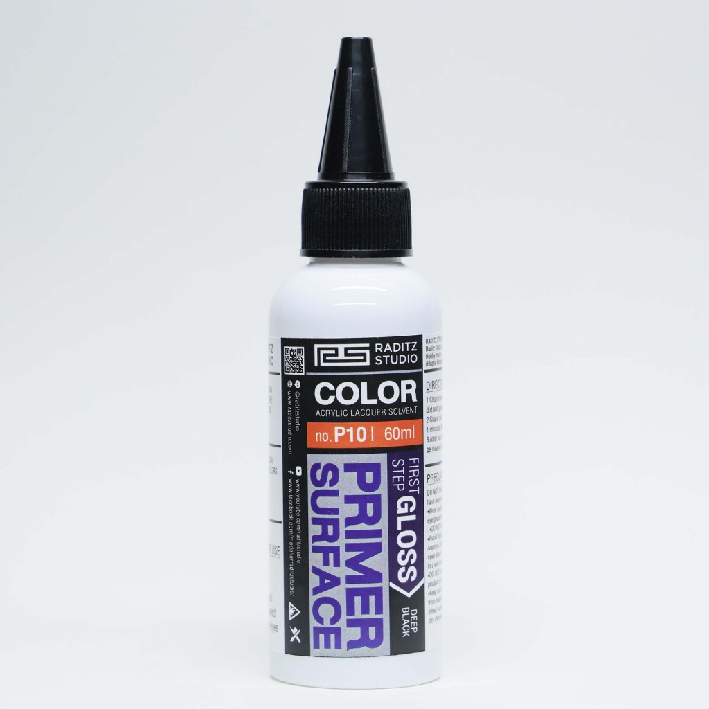 Sơn lót Raditz Studio pha sẵn 60ml,120ml dùng trực tiếp cho mô hình tạo bề mặt mịn, độ bám cao, dễ dàng cho người mới