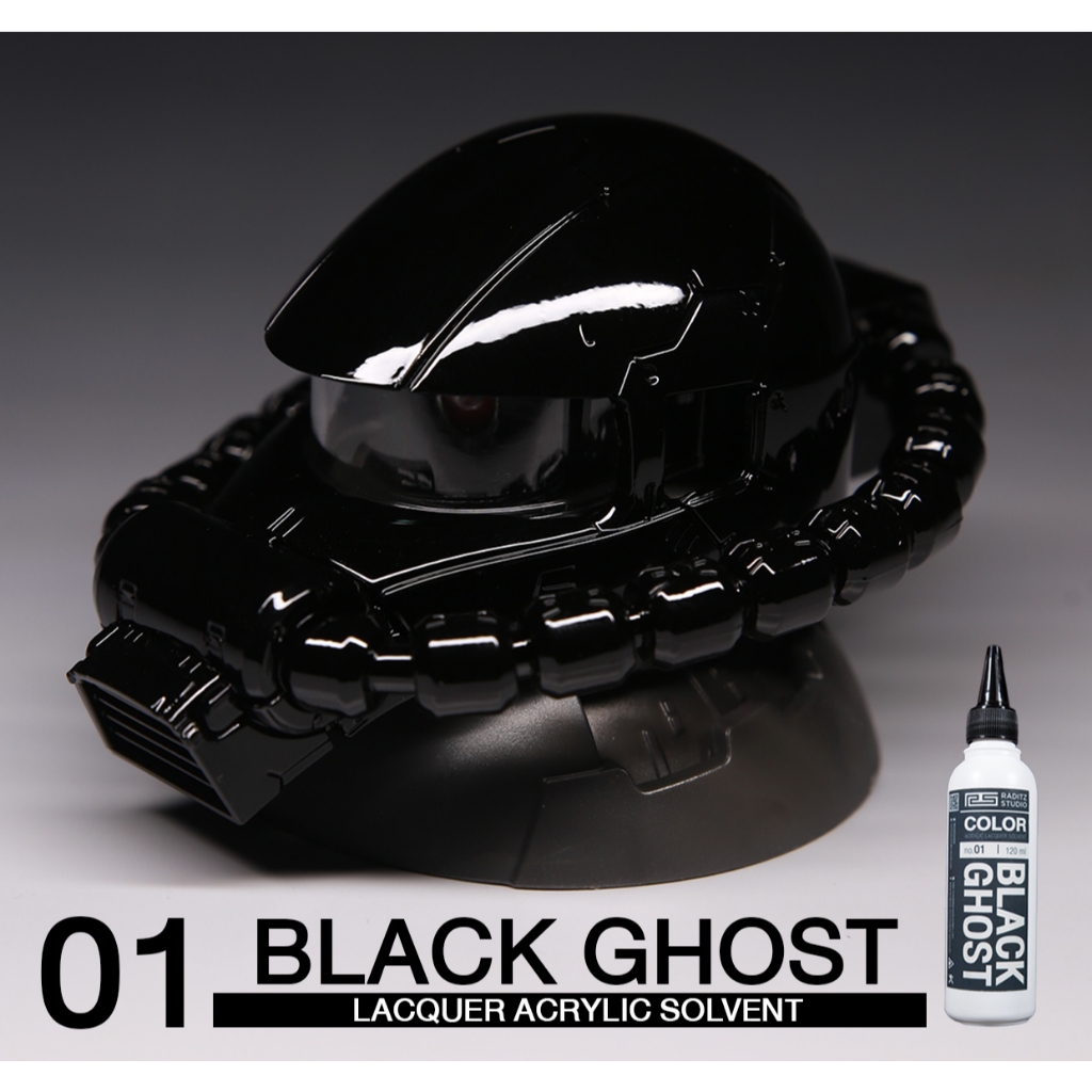SƠN MÔ HÌNH Raditz Studio BÓNG Ghost 60ml, sơn pha sẵn Thái Lan dòng màu Ghost cơ bản không cần Thinner