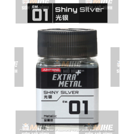 SƠN MÔ HÌNH JUMPWIND - MÀU KIM LOẠI EXTRA METAL COLOR 18ml EM01~EM16 - CHUYÊN DỤNG CHO GUNDAM, FIGURE MIKE SƠN MÔ HÌNH