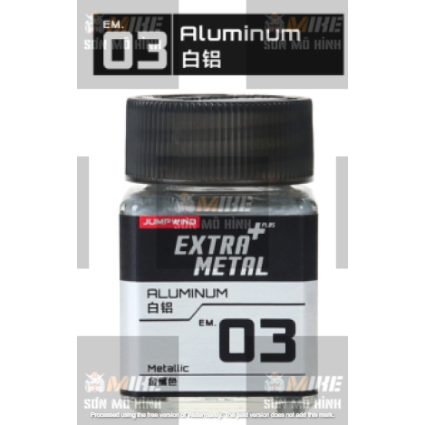 SƠN MÔ HÌNH JUMPWIND - MÀU KIM LOẠI EXTRA METAL COLOR 18ml EM01~EM16 - CHUYÊN DỤNG CHO GUNDAM, FIGURE MIKE SƠN MÔ HÌNH