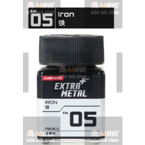 SƠN MÔ HÌNH JUMPWIND - MÀU KIM LOẠI EXTRA METAL COLOR 18ml EM01~EM16 - CHUYÊN DỤNG CHO GUNDAM, FIGURE MIKE SƠN MÔ HÌNH