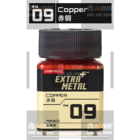 SƠN MÔ HÌNH JUMPWIND - MÀU KIM LOẠI EXTRA METAL COLOR 18ml EM01~EM16 - CHUYÊN DỤNG CHO GUNDAM, FIGURE MIKE SƠN MÔ HÌNH