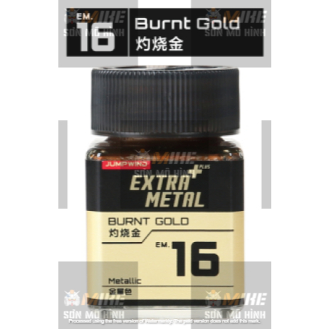 SƠN MÔ HÌNH JUMPWIND - MÀU KIM LOẠI EXTRA METAL COLOR 18ml EM01~EM16 - CHUYÊN DỤNG CHO GUNDAM, FIGURE MIKE SƠN MÔ HÌNH