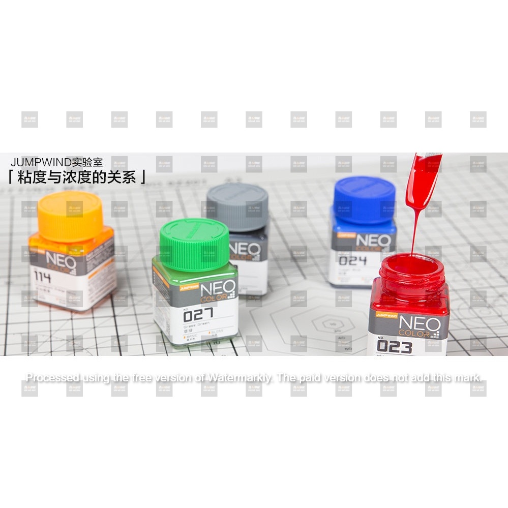 SƠN MÔ HÌNH JUMPWIND - MÀU NEO COLOR 18ml EM01~EM16 - CHUYÊN DỤNG CHO GUNDAM, FIGURE MIKE SƠN MÔ HÌNH