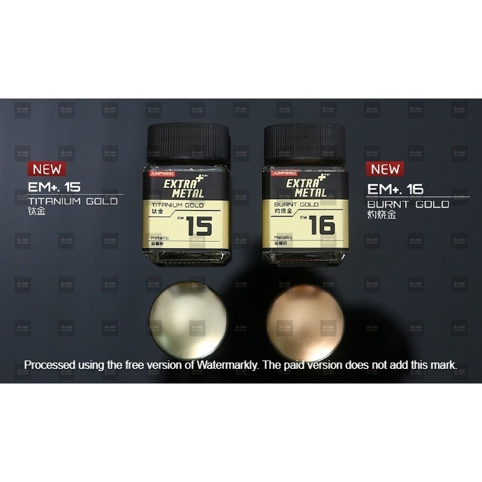SƠN MÔ HÌNH JUMPWIND - MÀU KIM LOẠI EXTRA METAL COLOR 18ml EM01~EM16 - CHUYÊN DỤNG CHO GUNDAM, FIGURE MIKE SƠN MÔ HÌNH