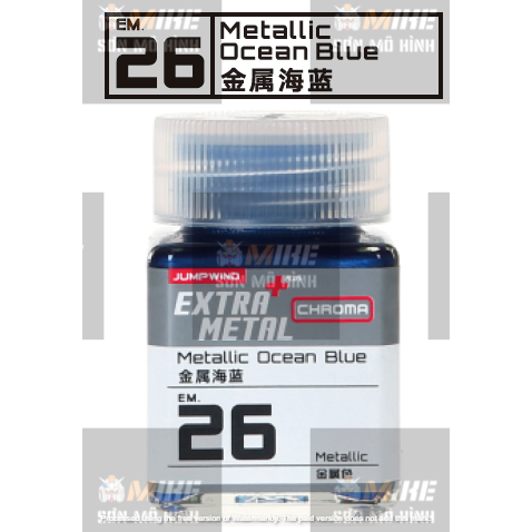 SƠN MÔ HÌNH JUMPWIND - MÀU KIM LOẠI EXTRA METAL CHROMA 18ml EM21~EM32 - CHUYÊN DỤNG CHO GUNDAM, FIGURE MIKE SƠN MÔ HÌNH