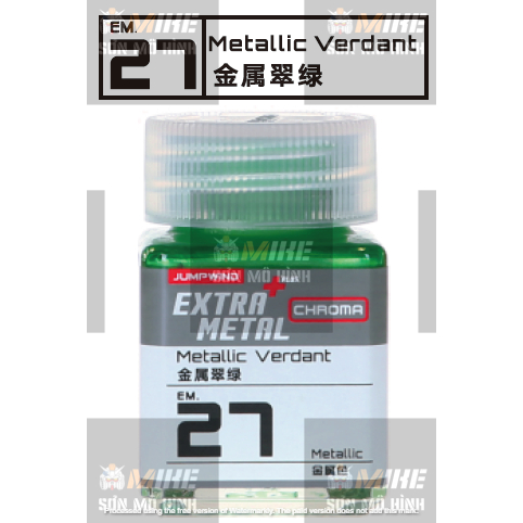 SƠN MÔ HÌNH JUMPWIND - MÀU KIM LOẠI EXTRA METAL CHROMA 18ml EM21~EM32 - CHUYÊN DỤNG CHO GUNDAM, FIGURE MIKE SƠN MÔ HÌNH
