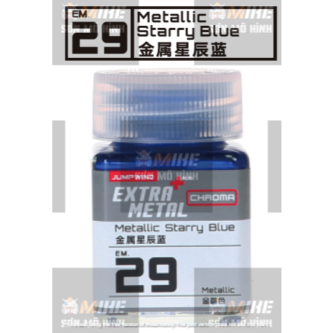 SƠN MÔ HÌNH JUMPWIND - MÀU KIM LOẠI EXTRA METAL CHROMA 18ml EM21~EM32 - CHUYÊN DỤNG CHO GUNDAM, FIGURE MIKE SƠN MÔ HÌNH