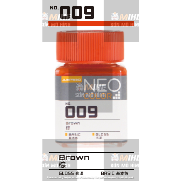 SƠN MÔ HÌNH JUMPWIND - MÀU NEO COLOR 18ml EM01~EM16 - CHUYÊN DỤNG CHO GUNDAM, FIGURE MIKE SƠN MÔ HÌNH