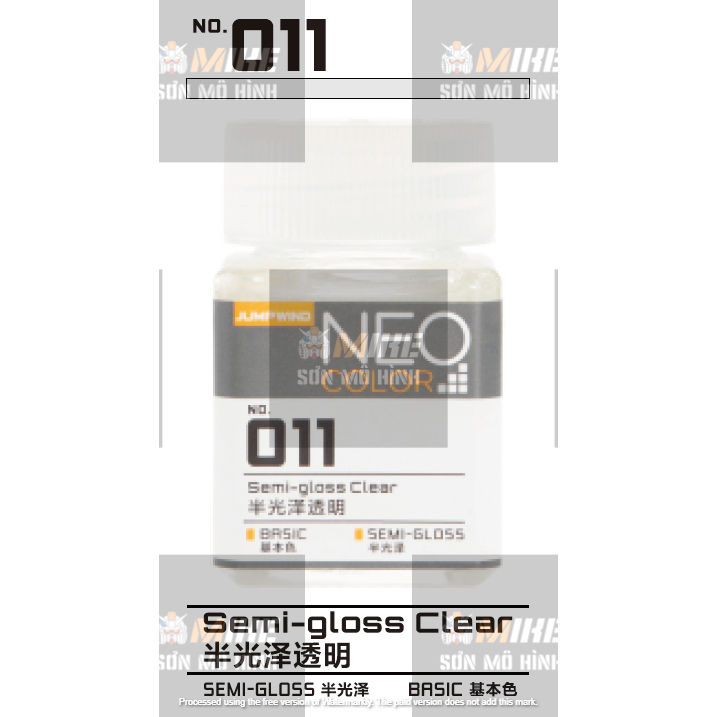 SƠN MÔ HÌNH JUMPWIND - MÀU NEO COLOR 18ml EM01~EM16 - CHUYÊN DỤNG CHO GUNDAM, FIGURE MIKE SƠN MÔ HÌNH