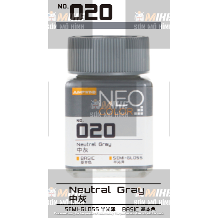 SƠN MÔ HÌNH JUMPWIND - MÀU NEO COLOR 18ml EM01~EM16 - CHUYÊN DỤNG CHO GUNDAM, FIGURE MIKE SƠN MÔ HÌNH