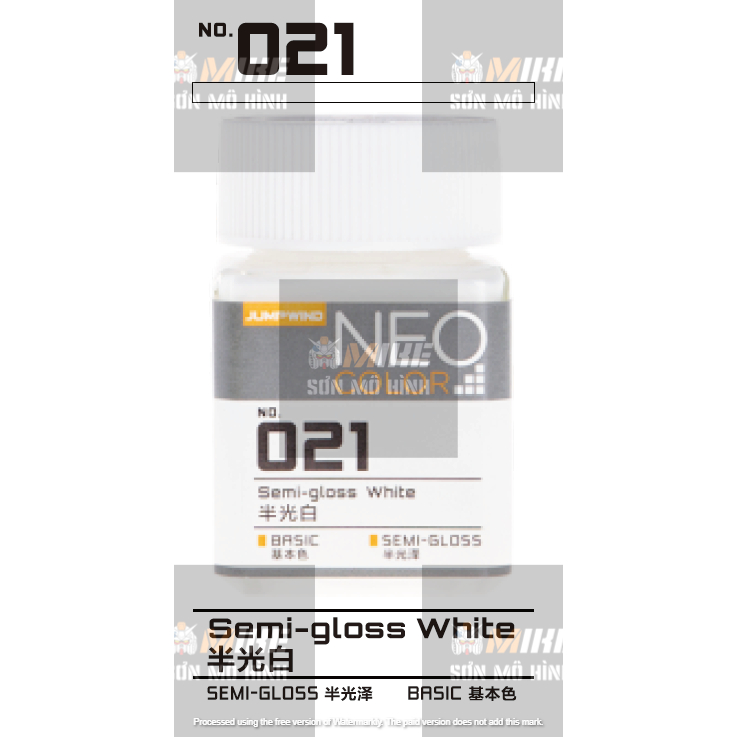 SƠN MÔ HÌNH JUMPWIND - MÀU NEO COLOR 18ml EM01~EM16 - CHUYÊN DỤNG CHO GUNDAM, FIGURE MIKE SƠN MÔ HÌNH