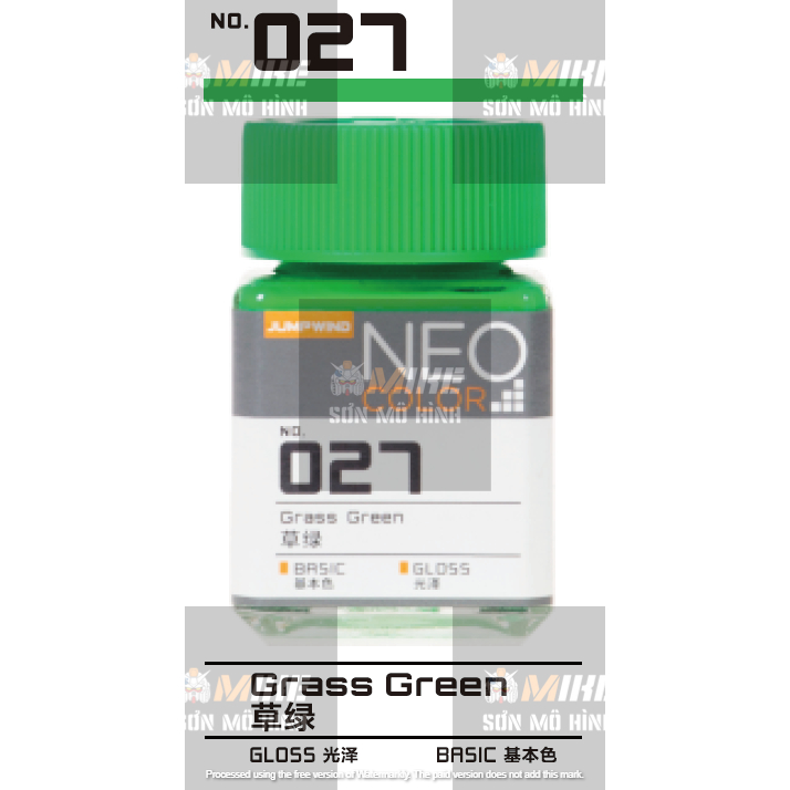SƠN MÔ HÌNH JUMPWIND - MÀU NEO COLOR 18ml EM01~EM16 - CHUYÊN DỤNG CHO GUNDAM, FIGURE MIKE SƠN MÔ HÌNH