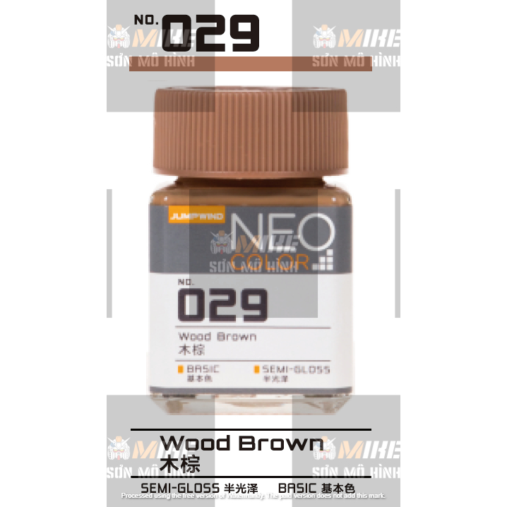 SƠN MÔ HÌNH JUMPWIND - MÀU NEO COLOR 18ml EM01~EM16 - CHUYÊN DỤNG CHO GUNDAM, FIGURE MIKE SƠN MÔ HÌNH