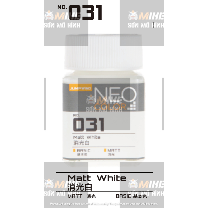 SƠN MÔ HÌNH JUMPWIND - MÀU NEO COLOR 18ml EM01~EM16 - CHUYÊN DỤNG CHO GUNDAM, FIGURE MIKE SƠN MÔ HÌNH