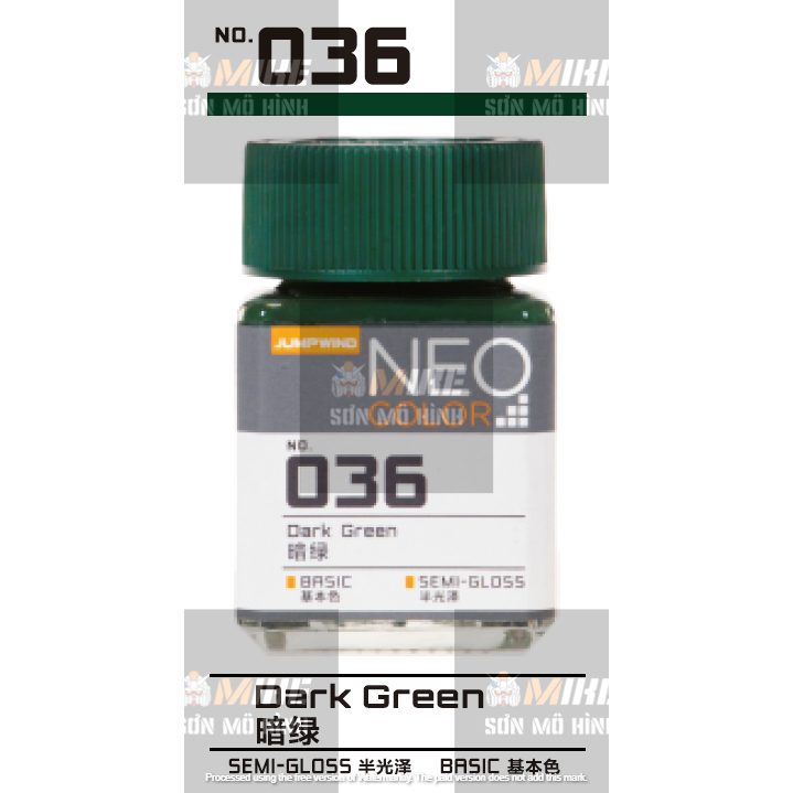 SƠN MÔ HÌNH JUMPWIND - MÀU NEO COLOR 18ml EM01~EM16 - CHUYÊN DỤNG CHO GUNDAM, FIGURE MIKE SƠN MÔ HÌNH