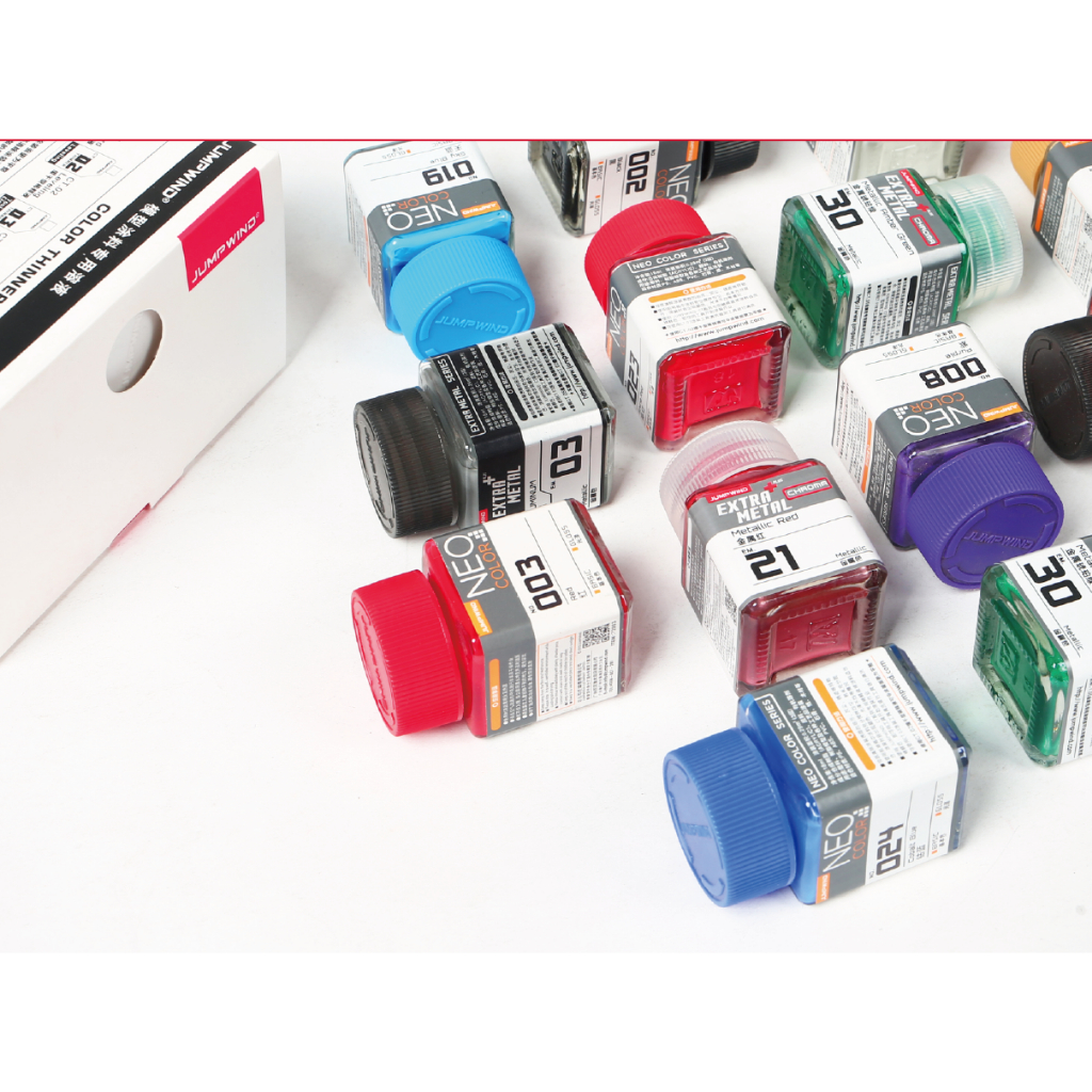 SƠN MÔ HÌNH JUMPWIND - MÀU NEO COLOR 18ml EM01~EM16 - CHUYÊN DỤNG CHO GUNDAM, FIGURE MIKE SƠN MÔ HÌNH