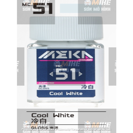 SƠN MÔ HÌNH JUMPWIND - MÀU MEIKA COLOR 18ml MC51-MC100 - CHUYÊN DỤNG CHO GUNDAM, FIGURE MIKE SƠN MÔ HÌNH