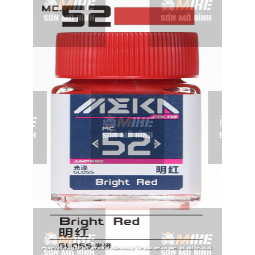 SƠN MÔ HÌNH JUMPWIND - MÀU MEIKA COLOR 18ml MC51-MC100 - CHUYÊN DỤNG CHO GUNDAM, FIGURE MIKE SƠN MÔ HÌNH
