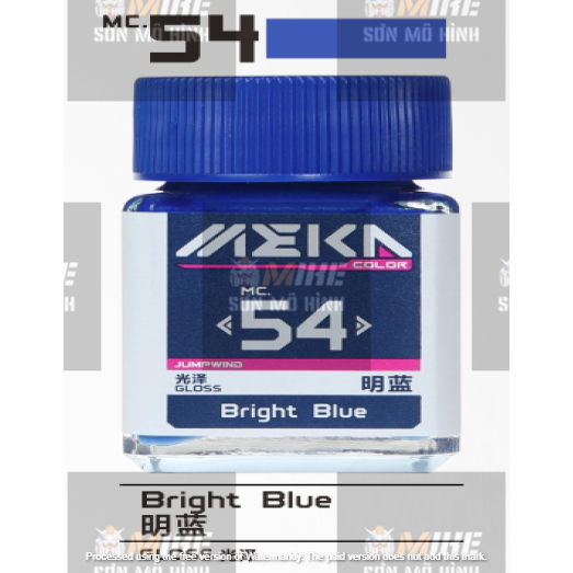 SƠN MÔ HÌNH JUMPWIND - MÀU MEIKA COLOR 18ml MC51-MC100 - CHUYÊN DỤNG CHO GUNDAM, FIGURE MIKE SƠN MÔ HÌNH