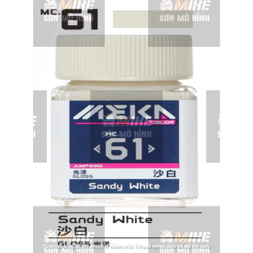 SƠN MÔ HÌNH JUMPWIND - MÀU MEIKA COLOR 18ml MC51-MC100 - CHUYÊN DỤNG CHO GUNDAM, FIGURE MIKE SƠN MÔ HÌNH