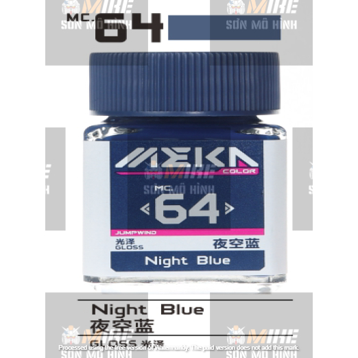 SƠN MÔ HÌNH JUMPWIND - MÀU MEIKA COLOR 18ml MC51-MC100 - CHUYÊN DỤNG CHO GUNDAM, FIGURE MIKE SƠN MÔ HÌNH