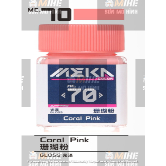 SƠN MÔ HÌNH JUMPWIND - MÀU MEIKA COLOR 18ml MC51-MC100 - CHUYÊN DỤNG CHO GUNDAM, FIGURE MIKE SƠN MÔ HÌNH