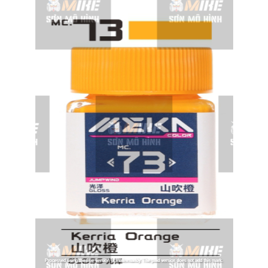SƠN MÔ HÌNH JUMPWIND - MÀU MEIKA COLOR 18ml MC51-MC100 - CHUYÊN DỤNG CHO GUNDAM, FIGURE MIKE SƠN MÔ HÌNH