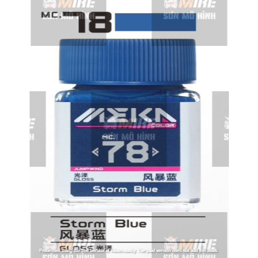 SƠN MÔ HÌNH JUMPWIND - MÀU MEIKA COLOR 18ml MC51-MC100 - CHUYÊN DỤNG CHO GUNDAM, FIGURE MIKE SƠN MÔ HÌNH