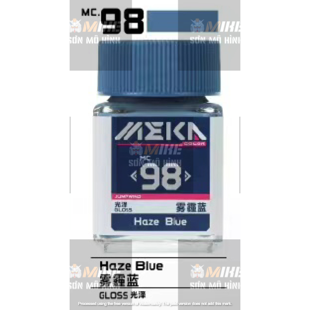 SƠN MÔ HÌNH JUMPWIND - MÀU MEIKA COLOR 18ml MC51-MC100 - CHUYÊN DỤNG CHO GUNDAM, FIGURE MIKE SƠN MÔ HÌNH