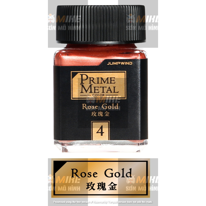 SƠN MÔ HÌNH JUMPWIND - MÀU PRIME METAL 18ml  - CHUYÊN DỤNG CHO GUNDAM, FIGURE MIKE SƠN MÔ HÌNH