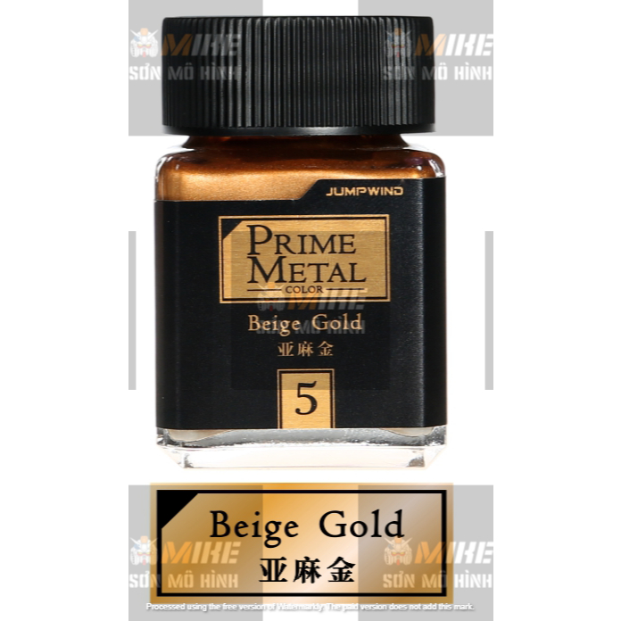 SƠN MÔ HÌNH JUMPWIND - MÀU PRIME METAL 18ml  - CHUYÊN DỤNG CHO GUNDAM, FIGURE MIKE SƠN MÔ HÌNH