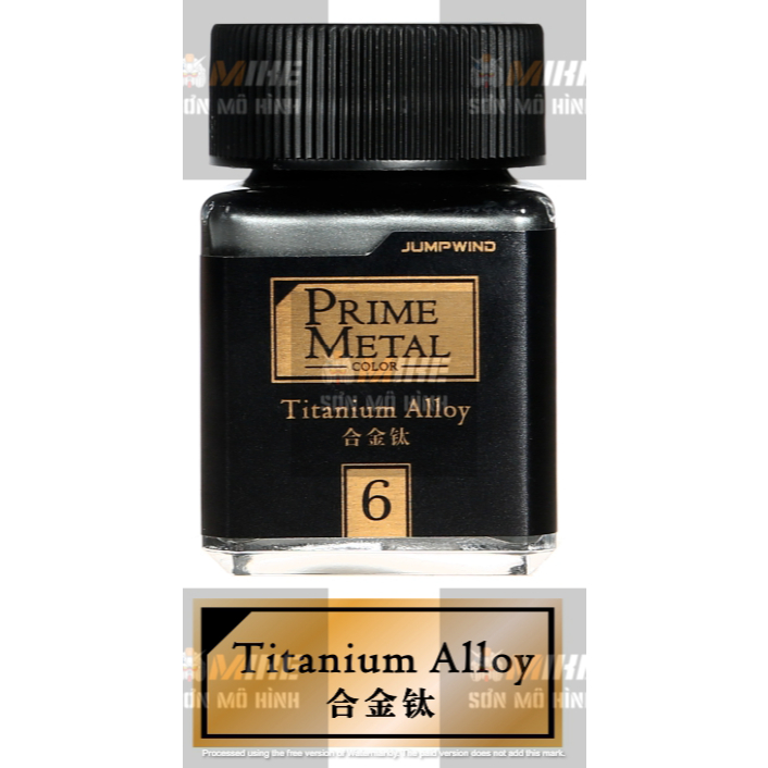 SƠN MÔ HÌNH JUMPWIND - MÀU PRIME METAL 18ml  - CHUYÊN DỤNG CHO GUNDAM, FIGURE MIKE SƠN MÔ HÌNH