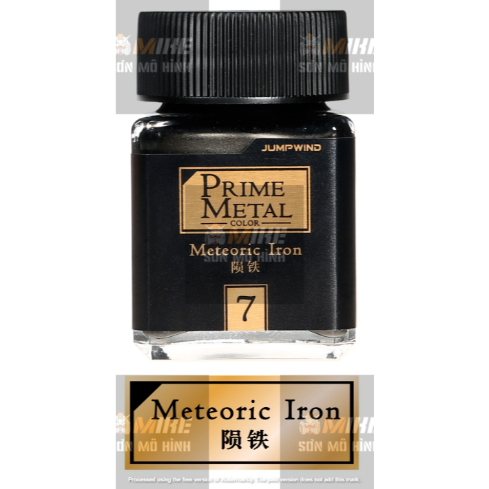 SƠN MÔ HÌNH JUMPWIND - MÀU PRIME METAL 18ml  - CHUYÊN DỤNG CHO GUNDAM, FIGURE MIKE SƠN MÔ HÌNH