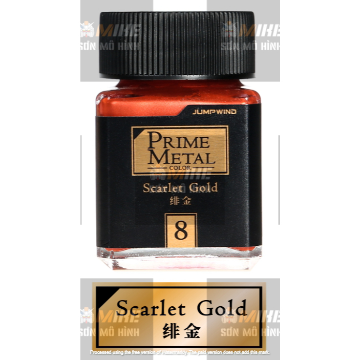 SƠN MÔ HÌNH JUMPWIND - MÀU PRIME METAL 18ml  - CHUYÊN DỤNG CHO GUNDAM, FIGURE MIKE SƠN MÔ HÌNH