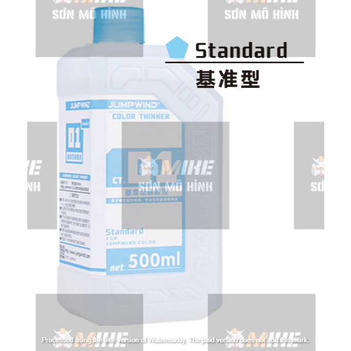 THINNER LACQUER PHA SƠN - 150ML- 500ML JUMPWIND MIKE SƠN MÔ HÌNH CHUYÊN MÔ HÌNH GUNPLA, XE, FIGURE