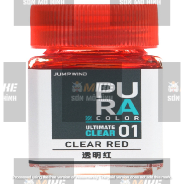SƠN MÔ HÌNH JUMPWIND - MÀU PURA CLEAR 18ml  - CHUYÊN DỤNG CHO GUNDAM, FIGURE MIKE SƠN MÔ HÌNH