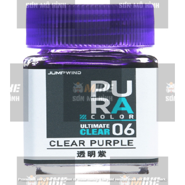 SƠN MÔ HÌNH JUMPWIND - MÀU PURA CLEAR 18ml  - CHUYÊN DỤNG CHO GUNDAM, FIGURE MIKE SƠN MÔ HÌNH