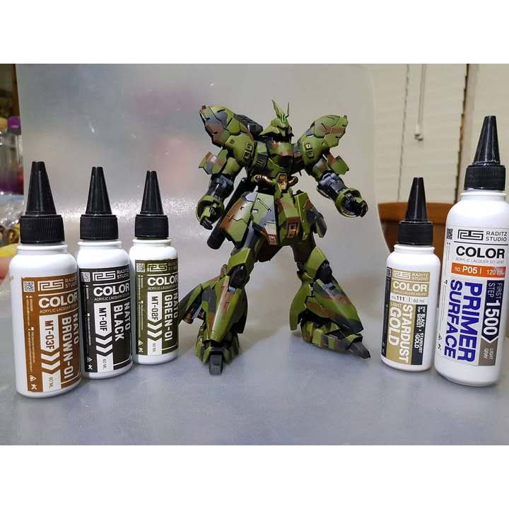 Sơn lót Raditz Studio pha sẵn 60ml,120ml dùng trực tiếp cho mô hình tạo bề mặt mịn, độ bám cao, dễ dàng cho người mới