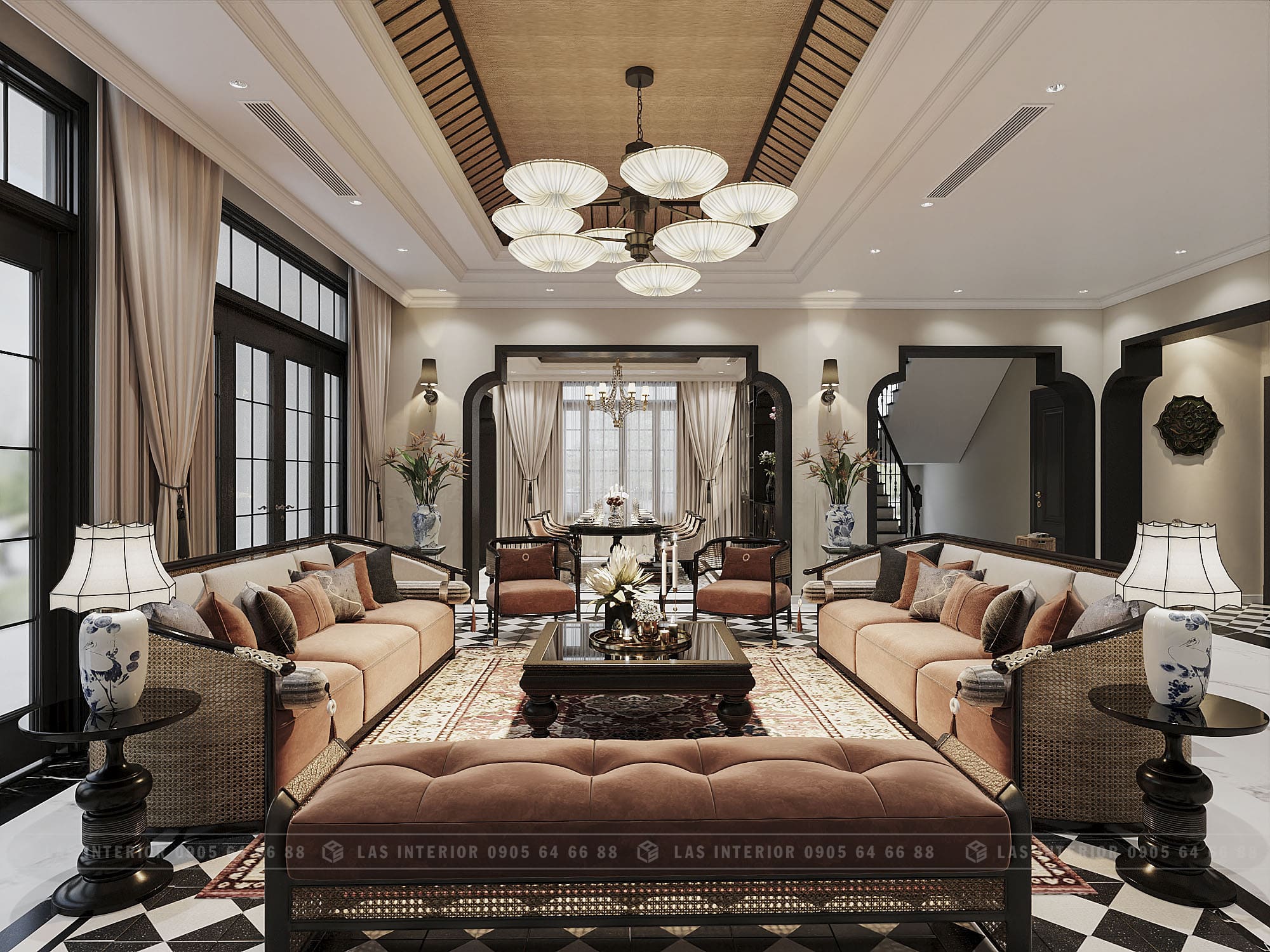 Biệt Thự INDOCHINE - Thiết kế đậm chất Á Đông bởi LAS STUDIO