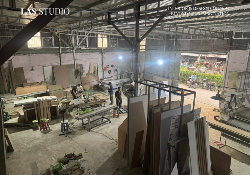 Xưởng của Las Studio - Chuyên thiết kế thi công nội thất Hóc Môn