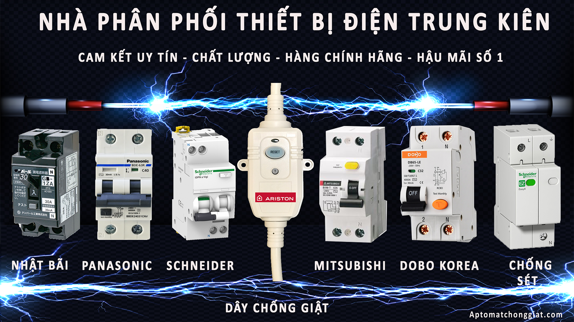 Aptomat chống giật là gì? Cấu tạo & nguyên lý hoạt động