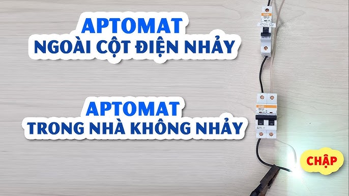 Trong nhà bị chập điện nhưng Aptomat trong nhà không nhảy Aptomat ngoài cột điện nhảy?