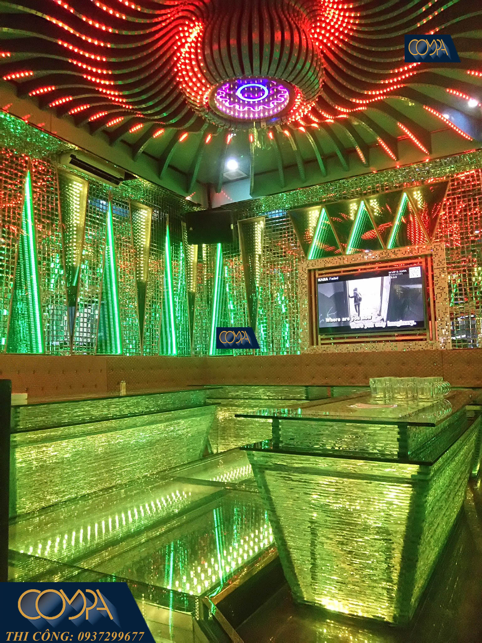 Hình ảnh thực tế phòng Karaoke FYou hiện đại, ấn tượng